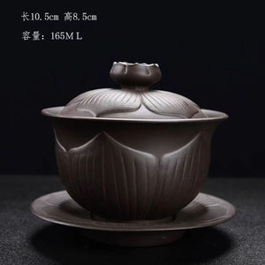 Ceramic Gaiwan jingdezhen Chinese Kungfu Teaset Three talents Tea Bowl Large Teacup Saucer Set Home tea maker Tea ceremony Gift acacuss