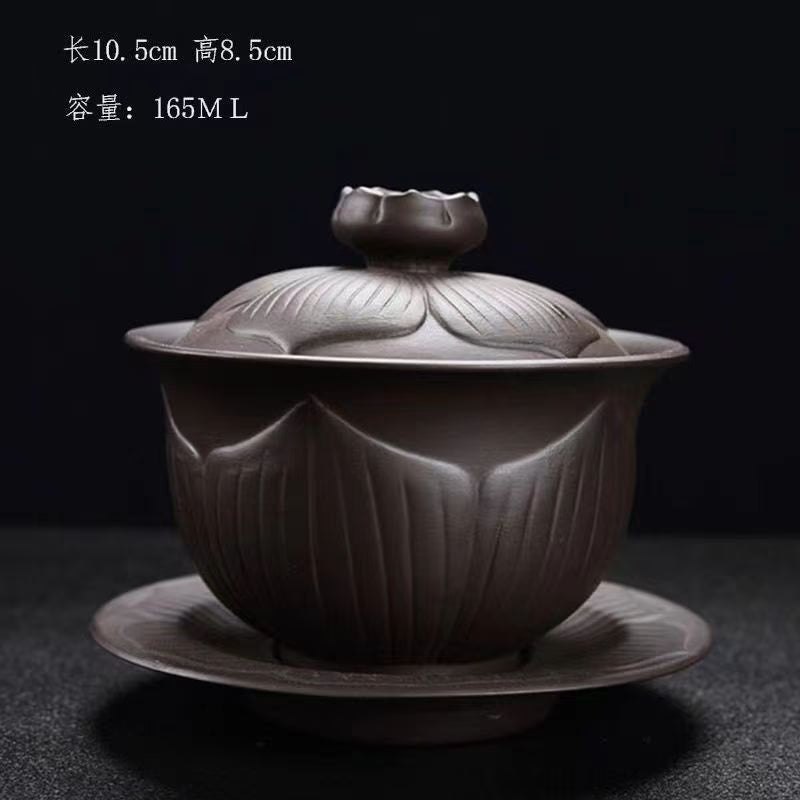 Ceramic Gaiwan jingdezhen Chinese Kungfu Teaset Three talents Tea Bowl Large Teacup Saucer Set Home tea maker Tea ceremony Gift acacuss