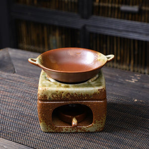 Ceramic Incense Burner Mini Stove Incense Furnace Candle Stove Home Furnace Sandalwood Essential Oil Supply Tea Roasting Oven acacuss