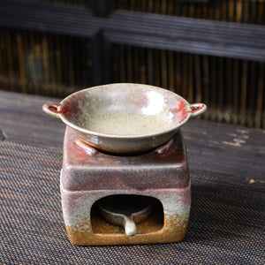 Ceramic Incense Burner Mini Stove Incense Furnace Candle Stove Home Furnace Sandalwood Essential Oil Supply Tea Roasting Oven acacuss