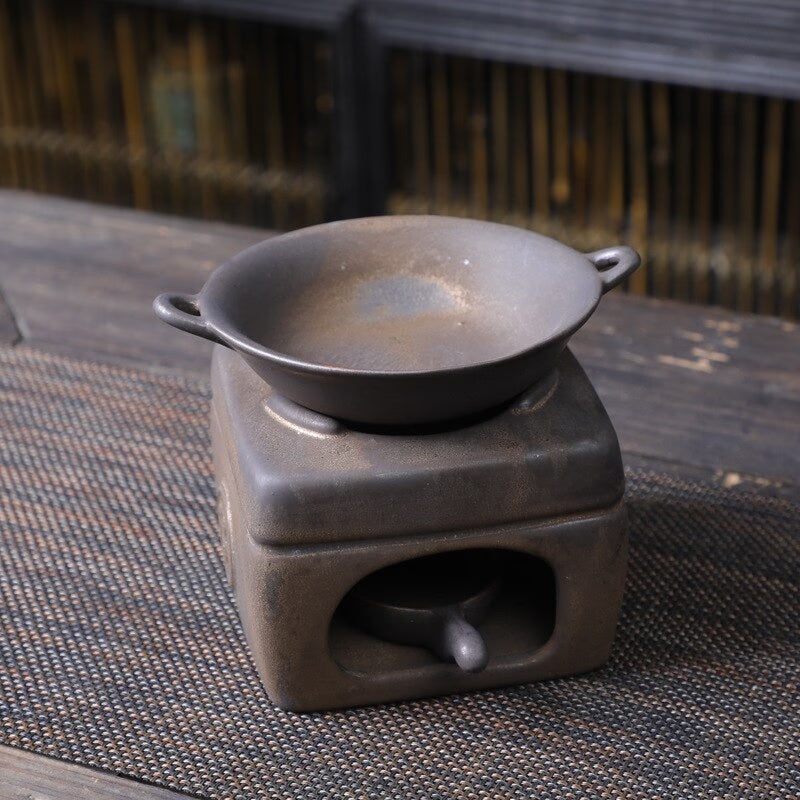 Ceramic Incense Burner Mini Stove Incense Furnace Candle Stove Home Furnace Sandalwood Essential Oil Supply Tea Roasting Oven acacuss
