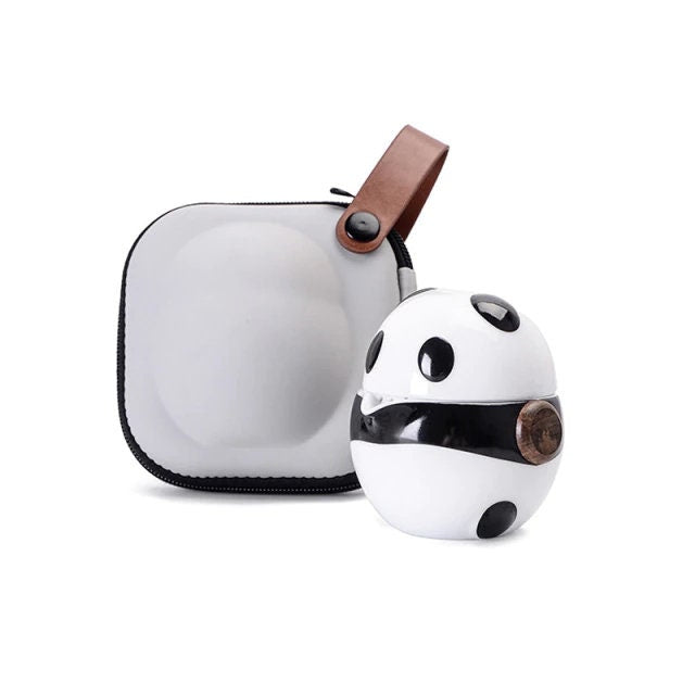 Ceramic Panda Teapots with 2 Cups A Tea Sets Portable Travel Office Chinese Tea Set  Mini Carrying Bag Filter Tea Cup Fine Gift acacuss