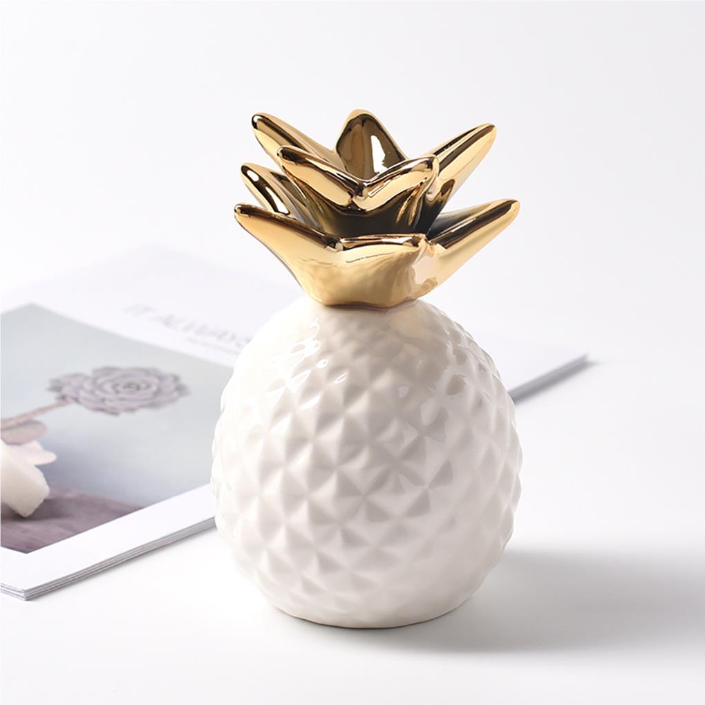 Ceramic Pineapple Piggy Bank Cute Nordic Style Table Decor Money Box acacuss