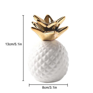 Ceramic Pineapple Piggy Bank Cute Nordic Style Table Decor Money Box acacuss