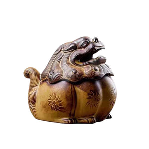 Ceramic Pixiu Plate Incense Burner Antique Household Indoor Incense Burner Tea Table Home Decoration Lucky Decoration acacuss