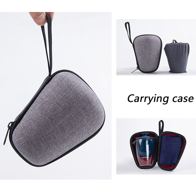 Ceramic Portable Kung Fu Tea Cup Kuai ke tea set - Travel outdoor teapot with tea cups - Travel Gaiwan tea set with Cups and Mug acacuss