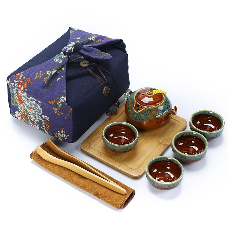 Ceramic Portable Tea Set acacuss