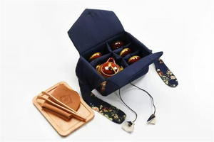 Ceramic Portable Tea Set acacuss
