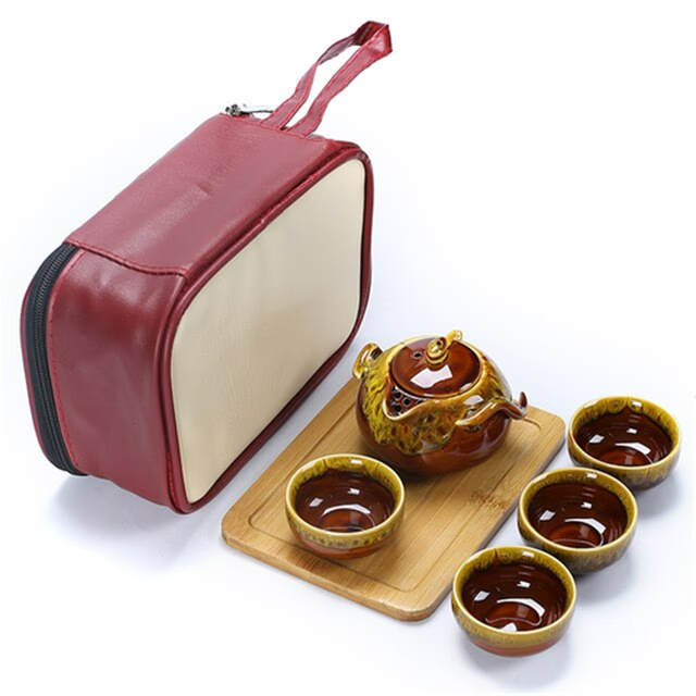 Ceramic Portable Tea Set acacuss