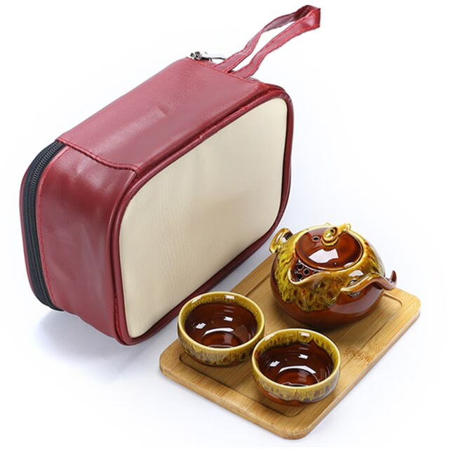 Ceramic Portable Tea Set acacuss
