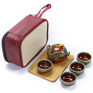 Ceramic Portable Tea Set acacuss