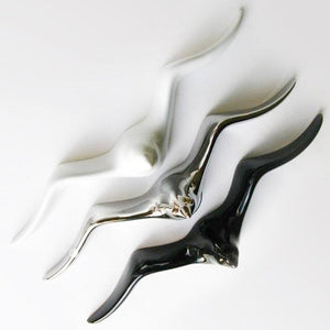 Ceramic Seagull Birds Wall Hanging Living Room Decoration Home Office Accessories TV Background Furnishings 3D Modern Statue acacuss