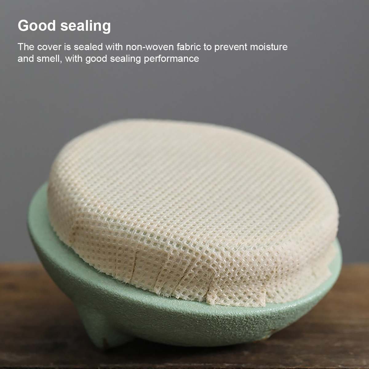 Ceramic Tea Caddy Cute Cat Pattern Portable Sealed Tea Leaf Containers Trave acacuss