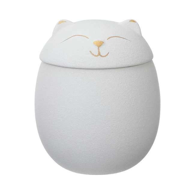 Ceramic Tea Caddy Cute Cat Pattern Portable Sealed Tea Leaf Containers Trave acacuss