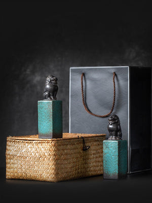 Ceramic Tea Caddy Sealed Small Storage Household Seal Decoration acacuss