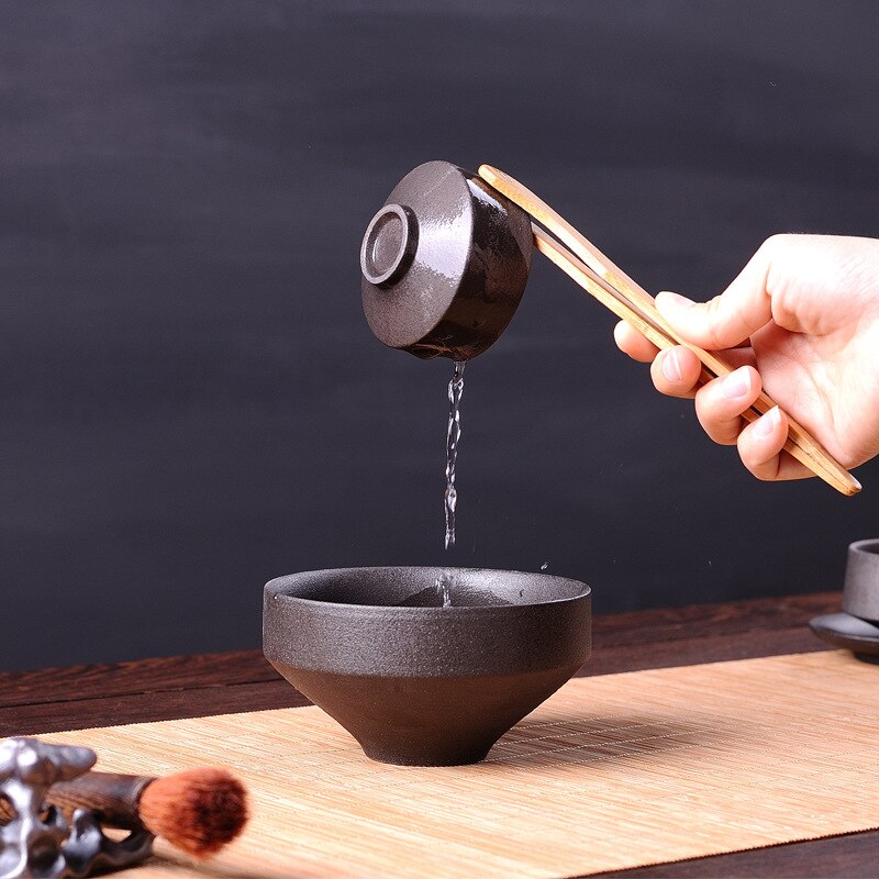 Ceramic Tea Set Side Pots Cup Set Kung Fu Tea Japanese Earthenware Tea Gift Tea Pot Set Tea Set Chinese Teaware Tea Ceremony Set acacuss