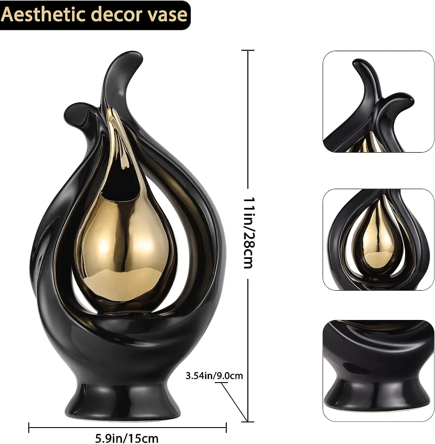 Ceramic Vase Nordic Style Living Room Decoration Creative Vase Decorative Home Art Dried Flower Accessories Wedding Gifts Living acacuss