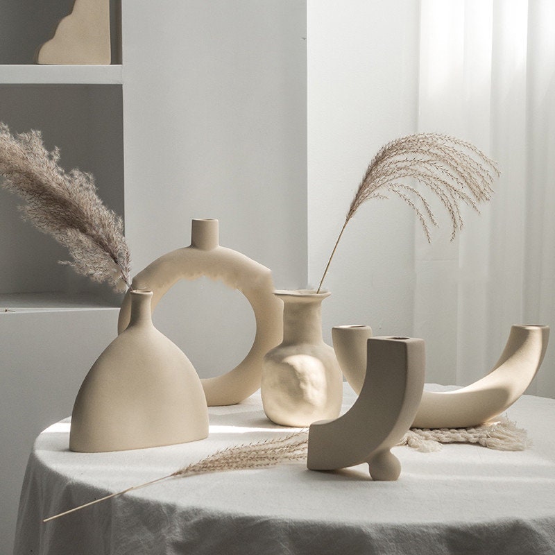 Ceramic Vases Set acacuss