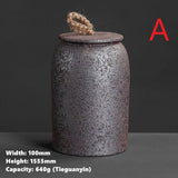 Ceramic airtight coffee canister acacuss