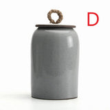 Ceramic airtight coffee canister acacuss
