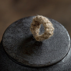 Ceramic airtight coffee canister acacuss