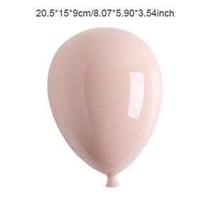 Ceramic balloon wall hanging decoration wall hanging art children's room decoration home decoration accessories sculpture gifts acacuss