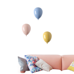 Ceramic balloon wall hanging decoration wall hanging art children's room decoration home decoration accessories sculpture gifts acacuss