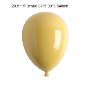 Ceramic balloon wall hanging decoration wall hanging art children's room decoration home decoration accessories sculpture gifts acacuss