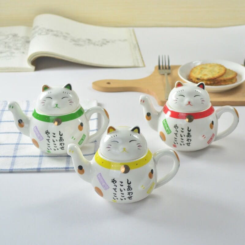 Ceramic cup lucky cat milk coffee cup gift cup creative pot  I Coffee Mug Milk Tea Cups Drinkware I Unique Design Home office Gift acacuss