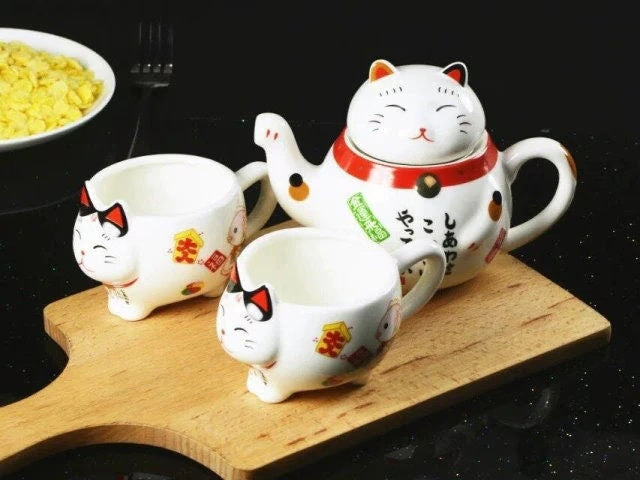 Ceramic cup lucky cat milk coffee cup gift cup creative pot  I Coffee Mug Milk Tea Cups Drinkware I Unique Design Home office Gift acacuss