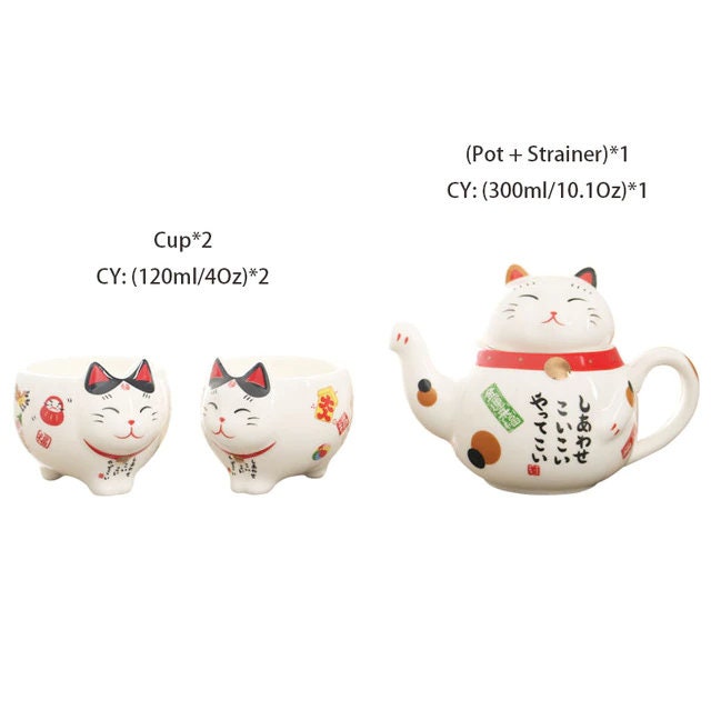 Ceramic cup lucky cat milk coffee cup gift cup creative pot  I Coffee Mug Milk Tea Cups Drinkware I Unique Design Home office Gift acacuss