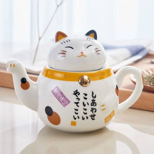Ceramic cup lucky cat milk coffee cup gift cup creative pot  I Coffee Mug Milk Tea Cups Drinkware I Unique Design Home office Gift acacuss