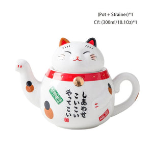 Ceramic cup lucky cat milk coffee cup gift cup creative pot  I Coffee Mug Milk Tea Cups Drinkware I Unique Design Home office Gift acacuss