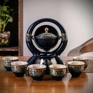 Ceramic semi-automatic creative teapot acacuss