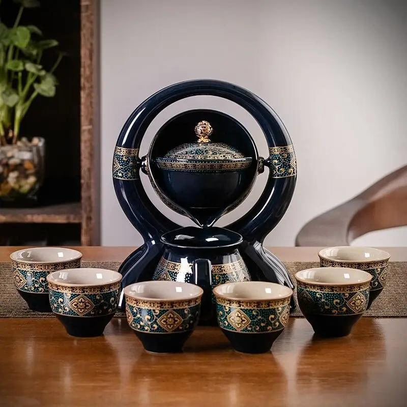 Ceramic semi-automatic creative teapot acacuss
