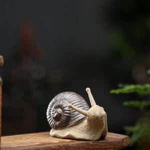 Ceramic small ornaments bonsai micro landscape creative snail gardening succulent potted plant landscaping decorative crafts acacuss