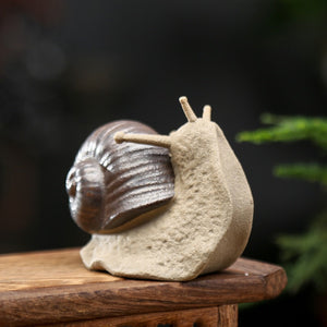 Ceramic small ornaments bonsai micro landscape creative snail gardening succulent potted plant landscaping decorative crafts acacuss