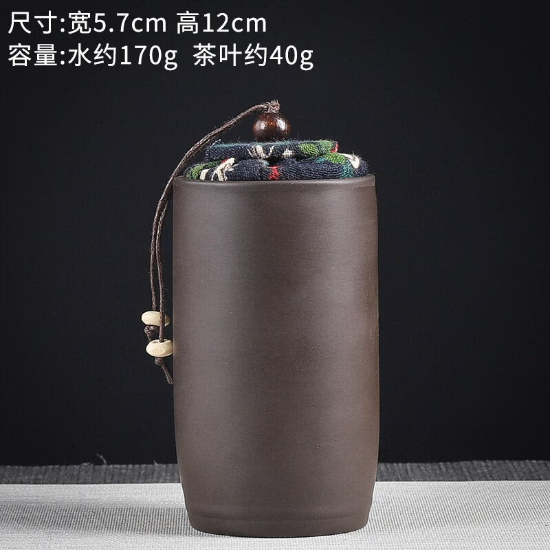 Ceramics Sealed Jar Tea Caddy Tea Box Storage Tank Tea Organizer Candy Jar Food Container Storage Box Tea Can Decorative Jars acacuss