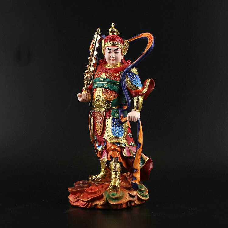 Character Statue, Guan Gong, Wei Tuo, Statue, Buddhist Supplies, Resin Crafts, Home Decorations, Holiday Gifts acacuss
