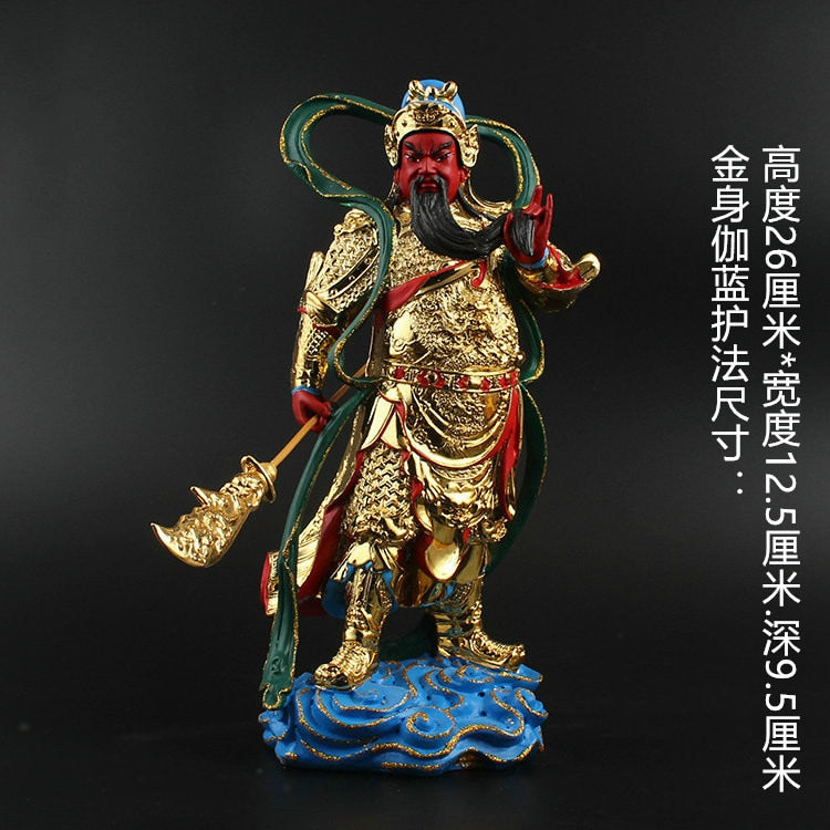 Character Statue, Guan Gong, Wei Tuo, Statue, Buddhist Supplies, Resin Crafts, Home Decorations, Holiday Gifts acacuss