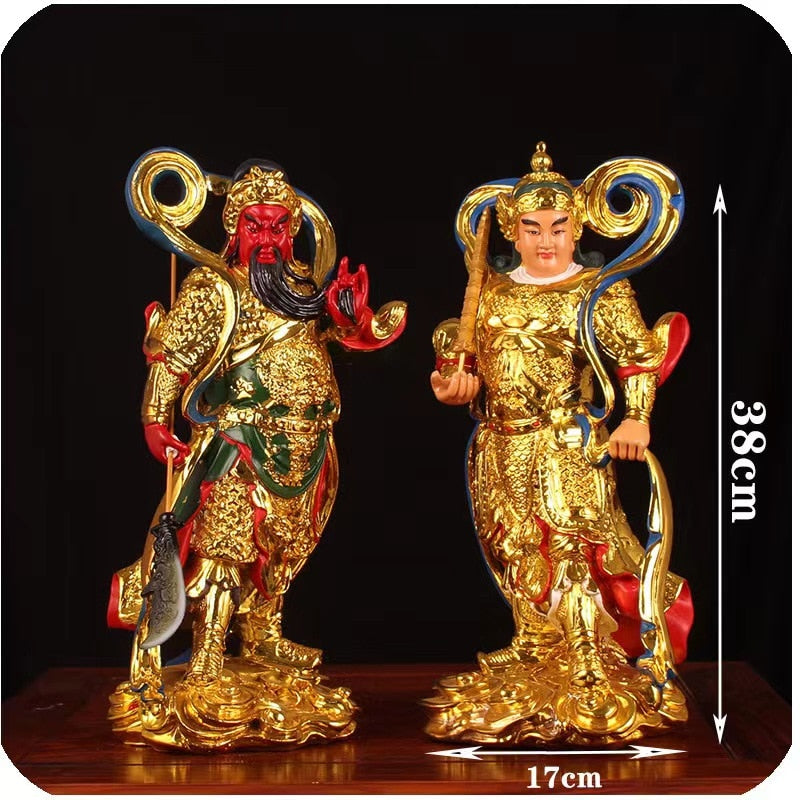 Character Statue, Guan Gong, Wei Tuo, Statue, Buddhist Supplies, Resin Crafts, Home Decorations, Holiday Gifts acacuss