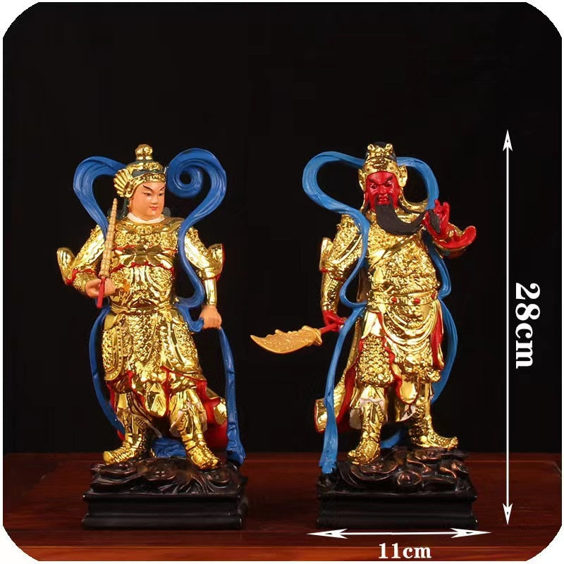 Character Statue, Guan Gong, Wei Tuo, Statue, Buddhist Supplies, Resin Crafts, Home Decorations, Holiday Gifts acacuss