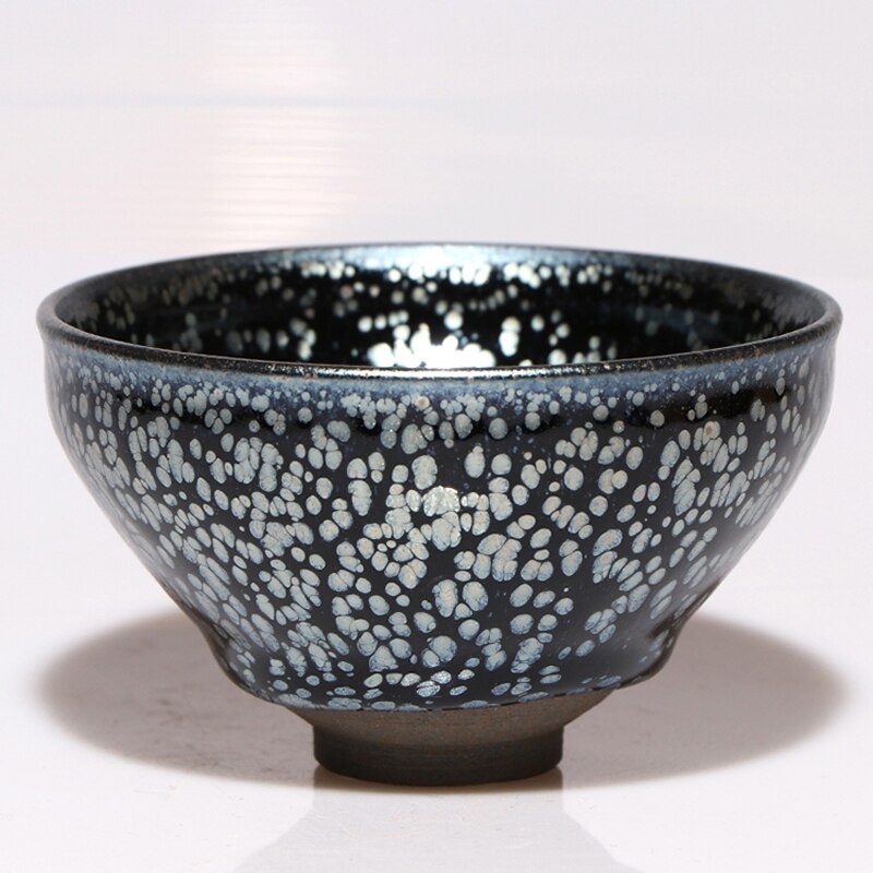Chinese Ancient Style Tenmoku Tea Cup Porcelain Japanese Matcha Tea Bowl Ceramic Cups Container Teaware Drinkware/JIANZHAN acacuss