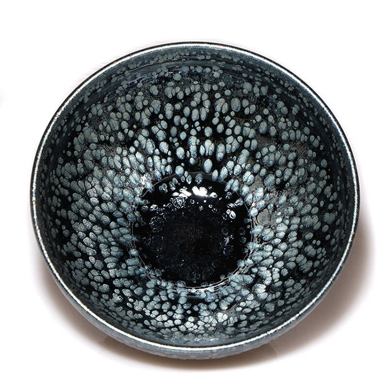 Chinese Ancient Style Tenmoku Tea Cup Porcelain Japanese Matcha Tea Bowl Ceramic Cups Container Teaware Drinkware/JIANZHAN acacuss