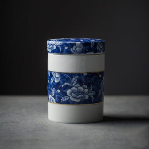 Chinese Blue and White Porcelain Sealed Tea Caddy Household Ceramics Storage Tank Travel Tea Bag Kitchen Spice Organizer acacuss