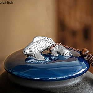 Chinese Ceramic Tea Cans Large Airtight Jar Tea Box Storage Jar Tea Caddy Tea Container Food Organizer Candy Jars Storage Bottle acacuss