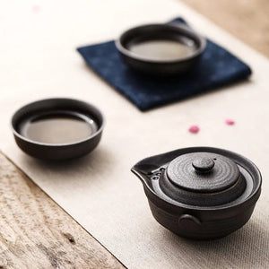 Chinese Kung Fu Tea Set 1teapot 2teacups Travel Ceramic Pottery Tea Cups  For Teaware Outdoor Tea Cups Of Tea Ceremony acacuss