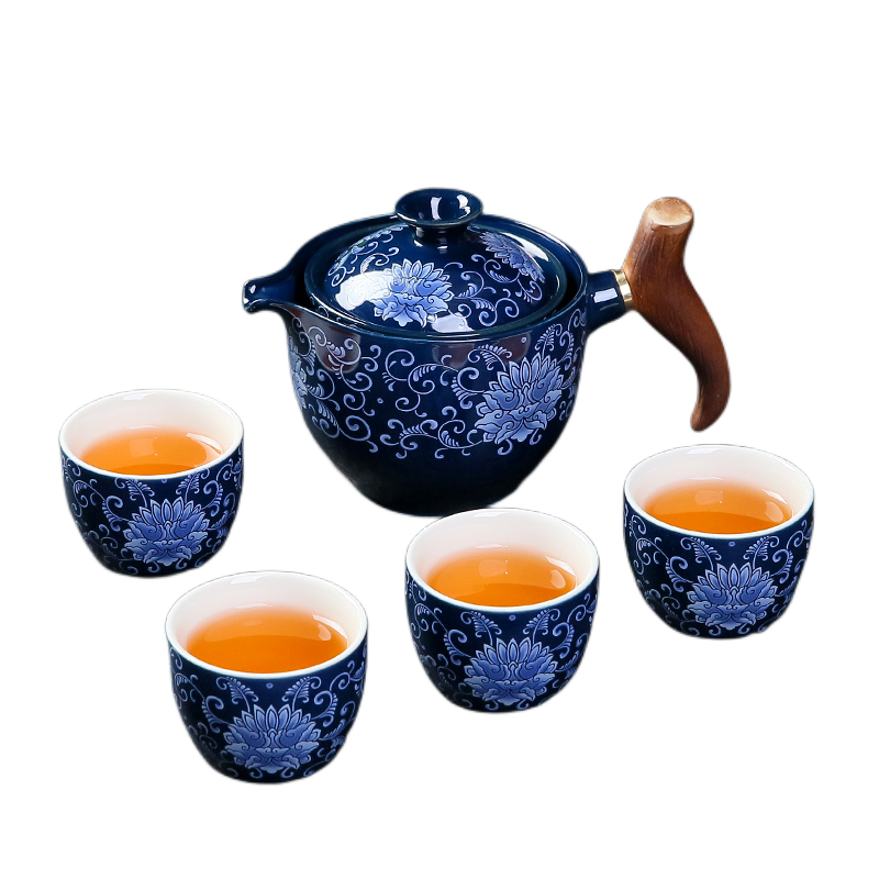 Chinese Kung Fu Tea set Travel Tea set Ceramic Portable Tea set Teapot Tea Maker Infuser Teacup acacuss