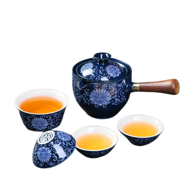 Chinese Kung Fu Tea set Travel Tea set Ceramic Portable Tea set Teapot Tea Maker Infuser Teacup acacuss