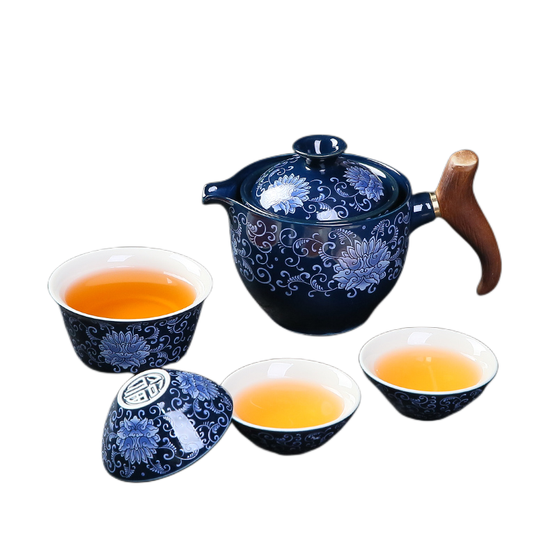 Chinese Kung Fu Tea set Travel Tea set Ceramic Portable Tea set Teapot Tea Maker Infuser Teacup acacuss